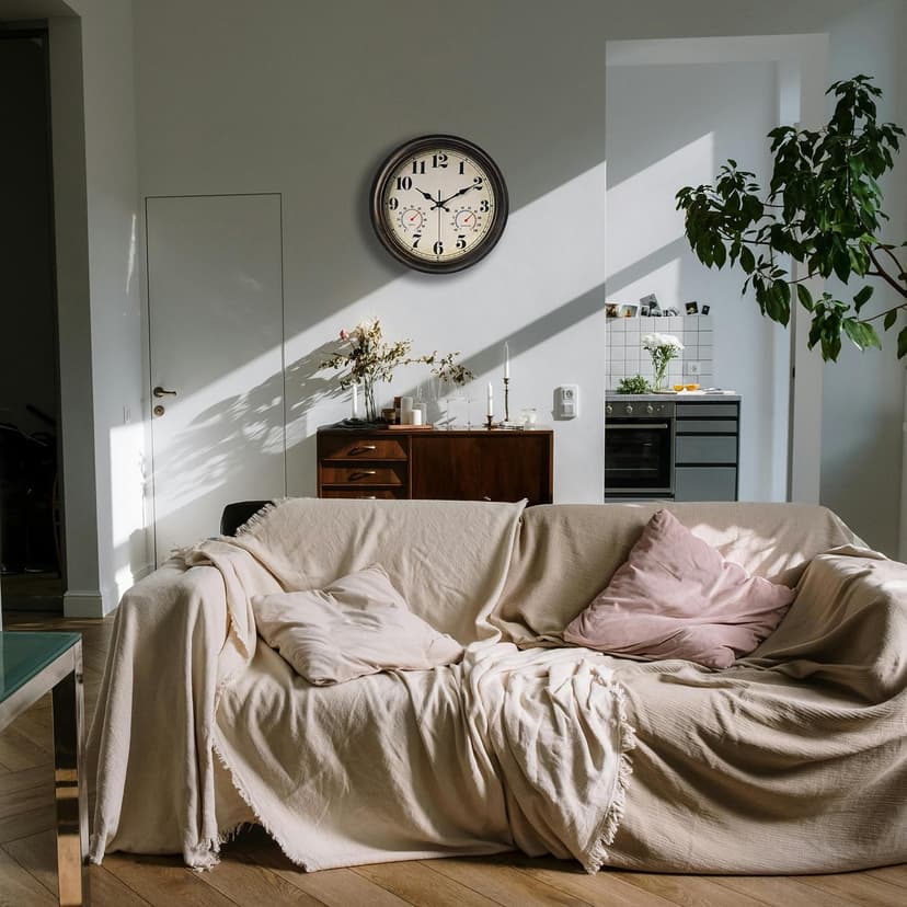 zyzamay 13 Inch Outdoor Clock with Thermometer and Hygrometer, Waterproof and Silent, Large Easy-to-Read Numbers, Ideal for Bedroom,Office,Living Room,Porch,Garden,Pool(BlackGold)