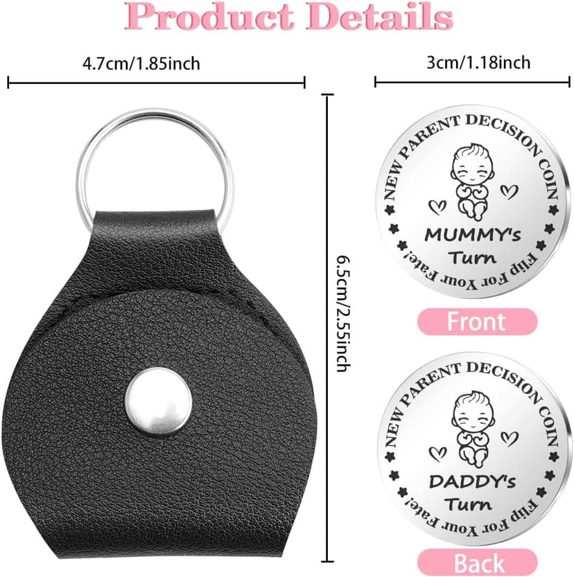 Funny Decision Coin - Double Side Gifts for New Moms & Dads