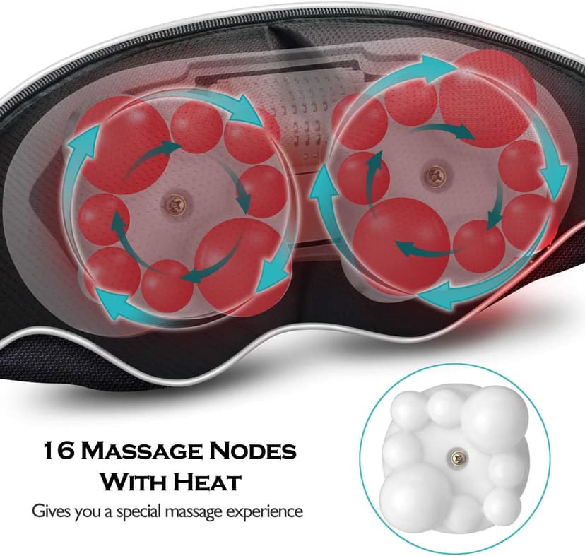 VIKTOR JURGEN Christmas Gifts for Women & Men, Shiatsu Neck and Shoulder Massager with Heat Deep Tissue Kneading Sports Recovery Massagers for Back, Foot, Relaxation Gifts for Wife, Husband, Him, Her