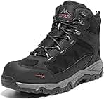 NORTIV 8 Waterproof Steel Toe Boots for Men Slip Resistant Safety Industrial Boots Paladin-Steel