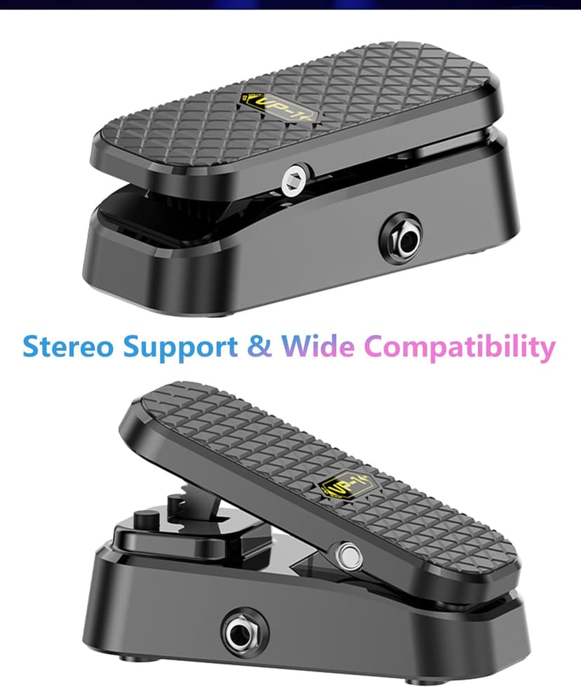 Expression/Volume Guitar Effect Pedal VP-01, Universal Expression Pedal 2 in 1 for Keyboards, MIDI Keyboards/Controllers and Supported Guitar Effects Pedals