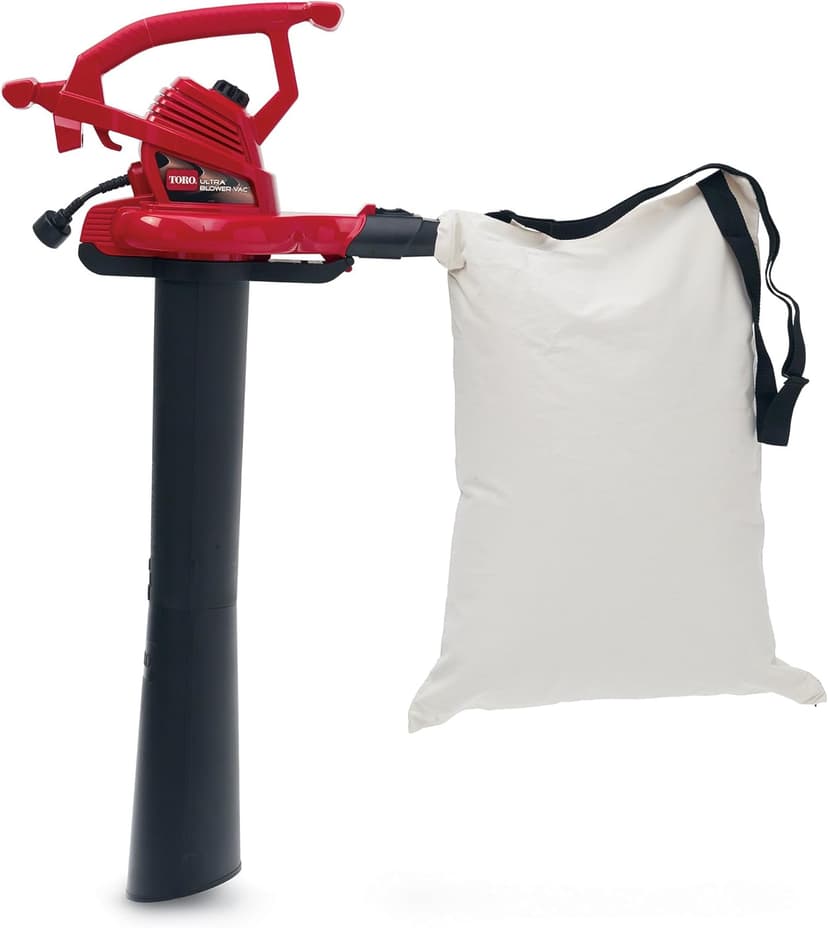 Toro 51619 Ultra Electric Blower Vac, 250 mph, Red
