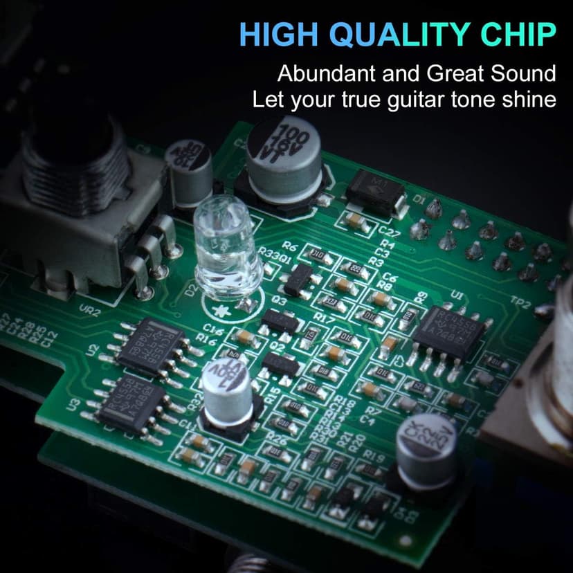 Kmise Crunch Distortion Electric Guitar Effects Pedal Mini Single Type DC 9V True Bypass