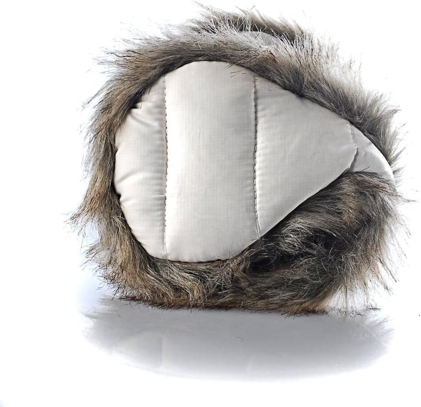 180s Down With Fur Behind The Head Ear Warmer