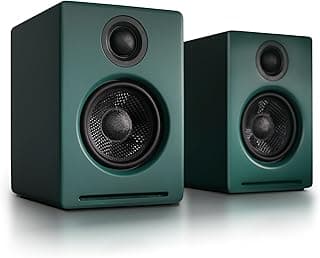 Audioengine A2+ Desktop 24 Bit Limited Edition Wireless Bluetooth Desktop Speakers - 60W Computer Speakers for Music and Gaming Accessories