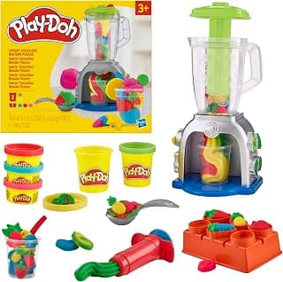 Play Doh Swirlin' Smoothies Toy Blender Playset, Play Kitchen Appliances, Kids Arts and Crafts Toys for 3 Year Old Girls and Boys and Up B0C3528VHM
