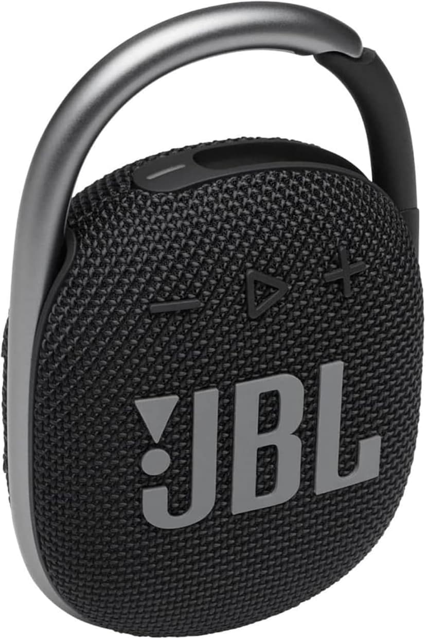 JBL Clip 4 - Portable Mini Bluetooth Speaker, big audio and punchy bass, integrated carabiner, IP67 waterproof and dustproof, 10 hours of playtime, speaker for home, outdoor and travel (Black) B08PJ7JMQM