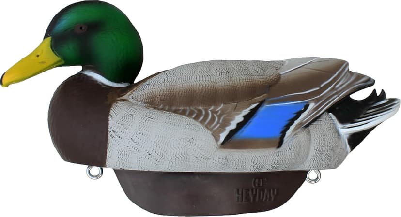 Mallard Duck Decoys by Heyday – Ultra-Light 100% HydroFoam | Durable, Realistic Design | 6 Pack of Duck Hunting Decoys