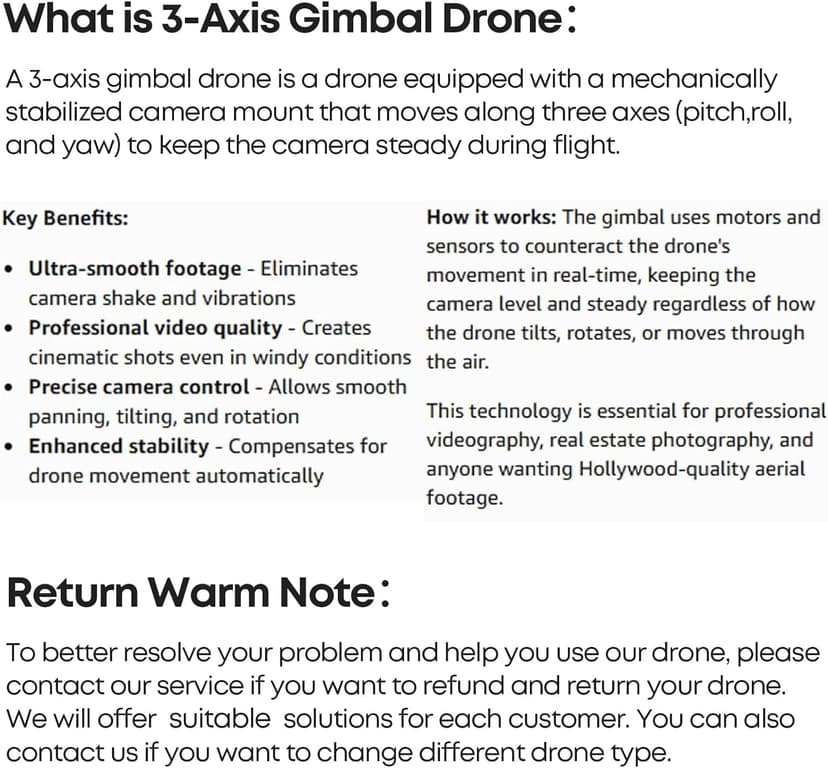 Bwine F7MINI 4K(RC3) Drones with Camera for Adults, 8K Photo 4K Video, RC with 1080P Screen, 20000ft Transmission, 64min Flight, 3-Axis Gimbal, 249g FAA-Exempt, GPS Track, Auto Return, Beginner Mode