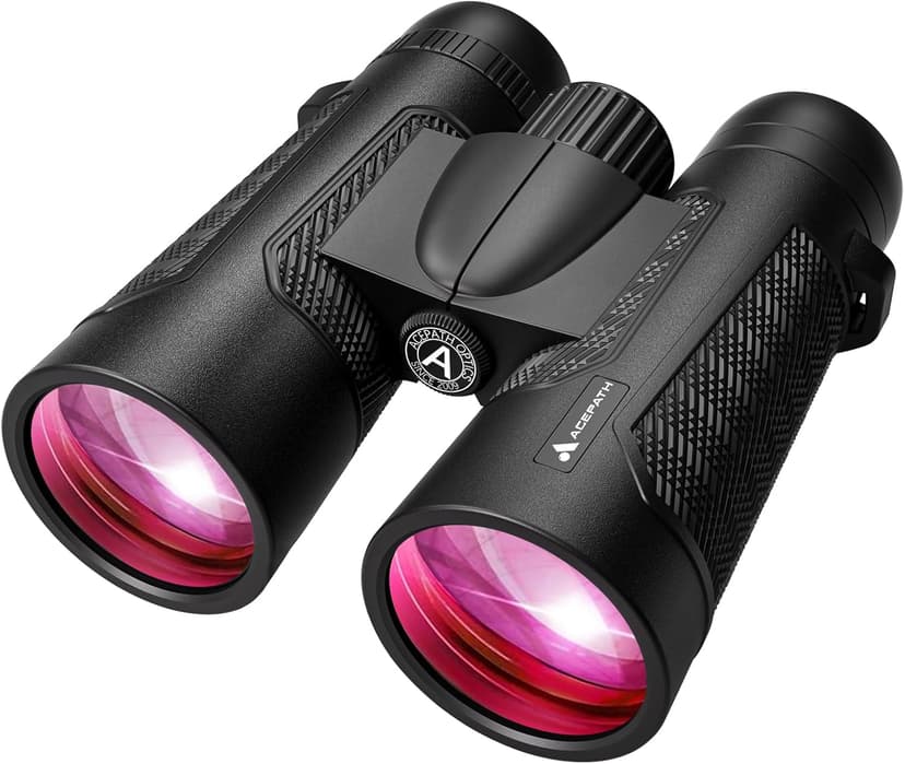 15x56 Binoculars for Adults High Powered - Large View Binoculars with Clear Low Light Vision - Waterproof Compact Binocular for Hunting Camping Cruise Travel Bird Watching