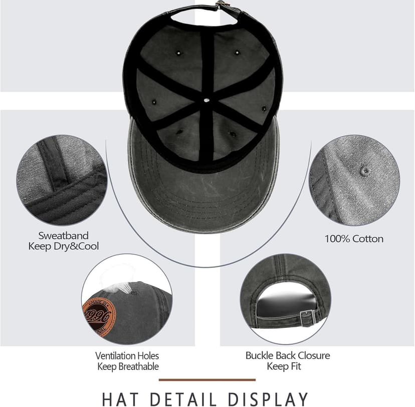 30th Birthday Gifts for Men 30th Birthday Decorations Him Male 30 Year Old Birthday Gifts 100% Cotton Hat B0CWTVXF3B