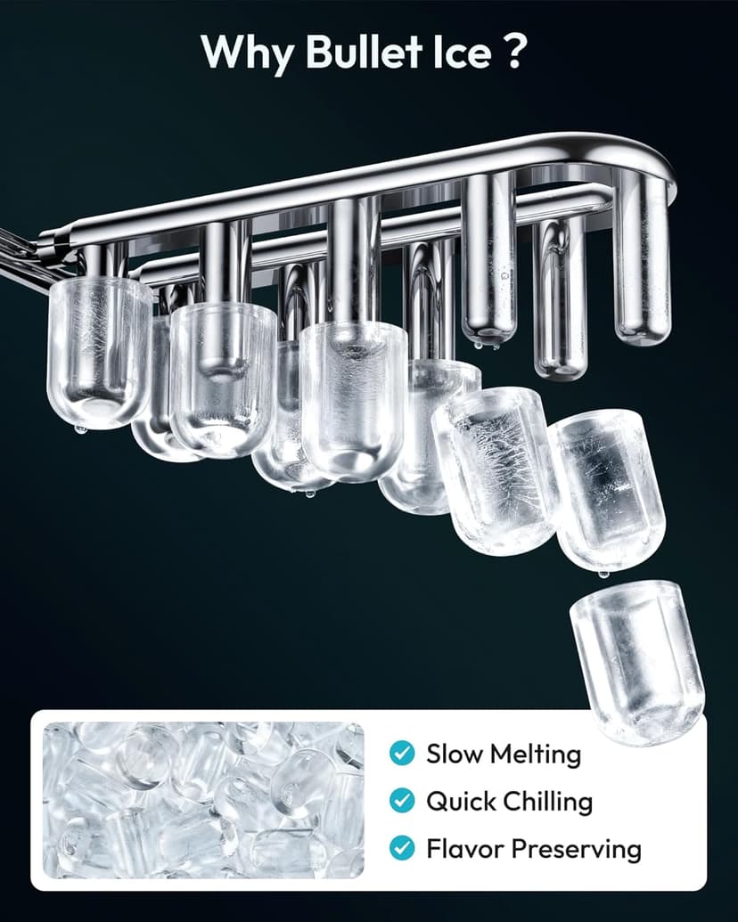 EUHOMY Ice Maker Machine