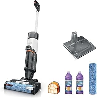 Shark | Wet Dry Vacuum Cleaner | Vacuum and Mop Combo | HydroVac MessMaster | 3-in-1 Self-Cleaning + Powerful Suction | 2 Brushrolls & 2 Solutions Included | Hardwood Floor & Area Rug Cleaner | AW261