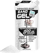 GoSports Sand Gel Weighted Base Filler for Indoor/Outdoor Basketball Hoops, Umbrella Bases, & More - 16 oz, Just Add Water