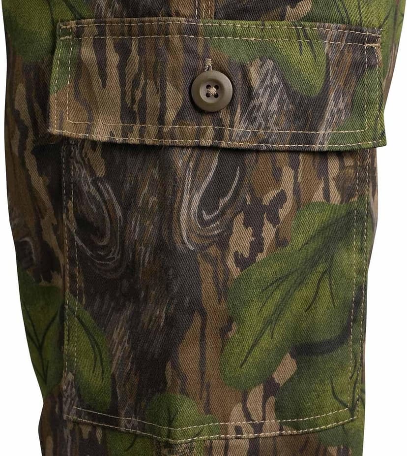 BLOCKER OUTDOORS Finisher Turkey Hunting Cotton Pants – Durable Camo Pants with Adjustable Waist & Multiple Pockets