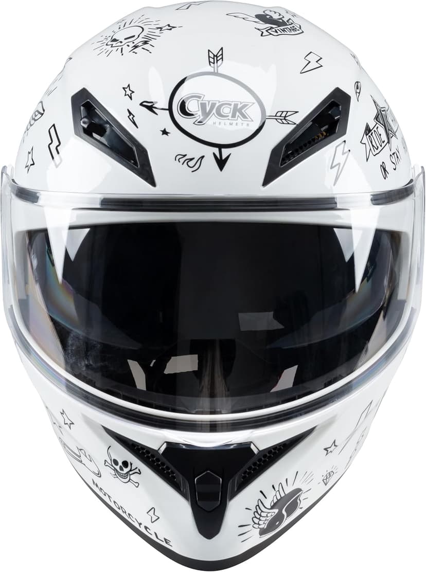 Helmets Full Face for Men Women Adult Smoked Sunshield