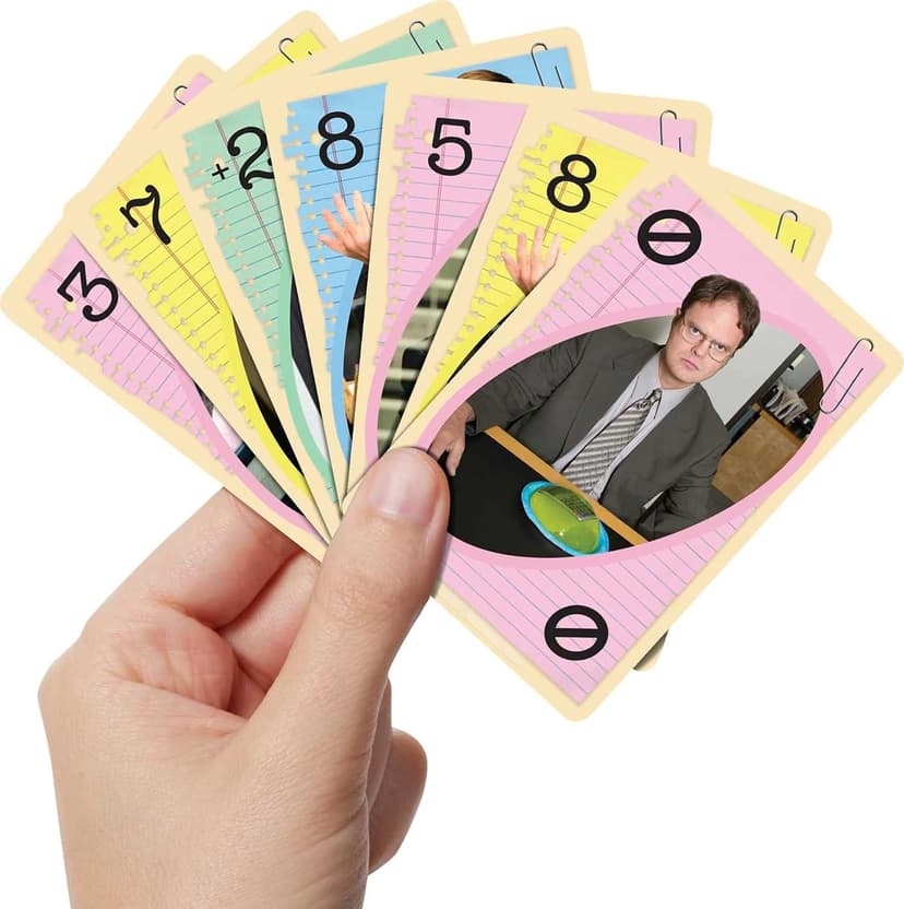TV Show Themed Deck with Special Kevin's Famous Chili Rule for Kids, Teens and Family Night. Mattel Games UNO The Office Card Game, Ages 7+, 2-10 Players B084L2ZG4D
