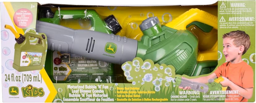 John Deere Bubble Leaf Blower - 24 oz Refill, Bubble Machine - Ages 3+ B0CQTNXSWZ