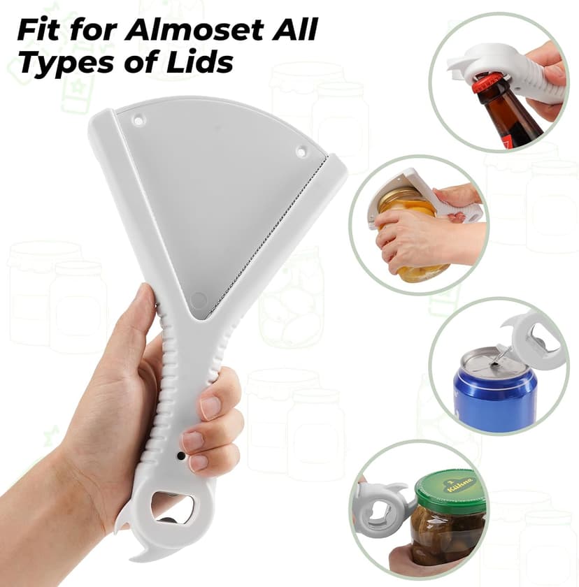 Jar Opener Bottle Opener for Weak Hands, Seniors with Arthritis and Anyone People with Inconvenient Hands,Get Lids Off Easily,Best Gift for Kitchen Gadgets