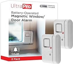 GE 45115 Wireless Magnetic Window Alarms 2 Pack