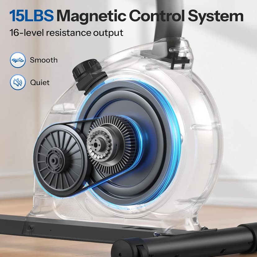 Niceday Recumbent Exercise Bike, Recumbent Bike for Home, Recumbent Stationary Bike 400LBS Weight Capacity, Magnetic Recumbent Bike with Smart APP, LCD Monitor, Heart Rate Handle