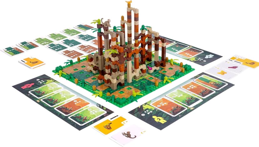 Monkey Palace - LEGO Board Game, Brick Building Strategy Board Game for Kids 8-12, Family Fun for Adults, LEGO Fun Toys for Kids & Families, 2-4 Players Ages 10+, 45 Minute Playtime