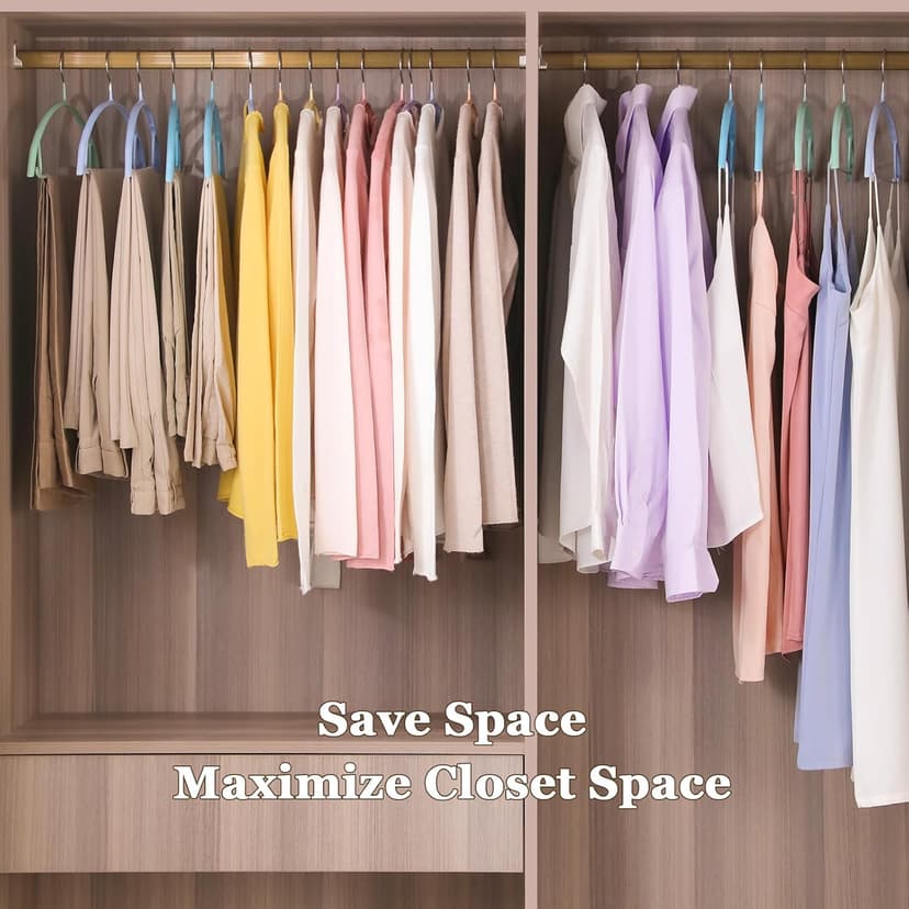 MOPALL Clothes Hangers 28 Pack, Non Slip PVC Coating Metal Sweater Hanger No Shoulder Bump, 16.5 inch Wide Heavy Duty Durable Adult Coat Hanging for Closet, Suit, Dress, Jacket, Pant, Shirt