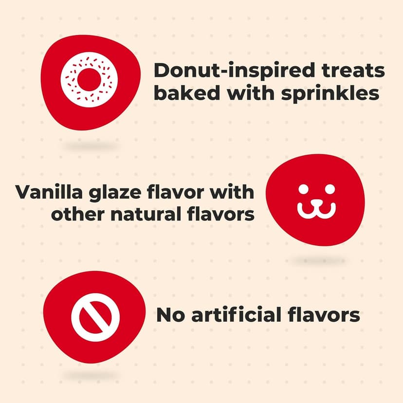Milk-Bone Dunkin' Vanilla Glaze Flavor Dog Biscuits with Other Natural Flavors, 8 oz Bag