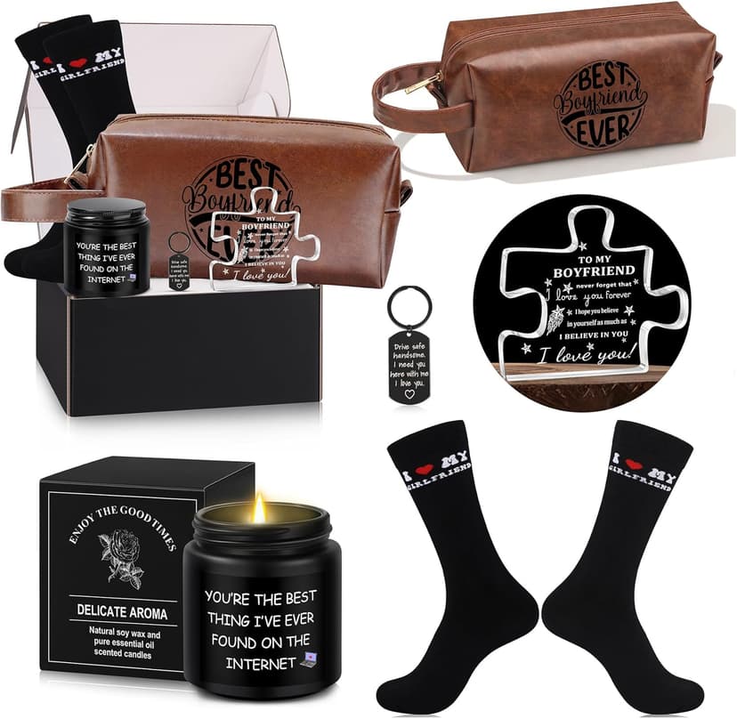 Gifts for Men Romantic Gifts for Boyfriend - Graduation & Christmas Gift for him - Thoughtful Gift for Men from Girlfriend