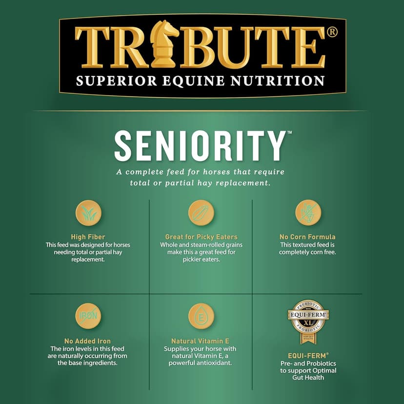Kalmbach Feeds Tribute Maturity Textured for Horse, 50 lb