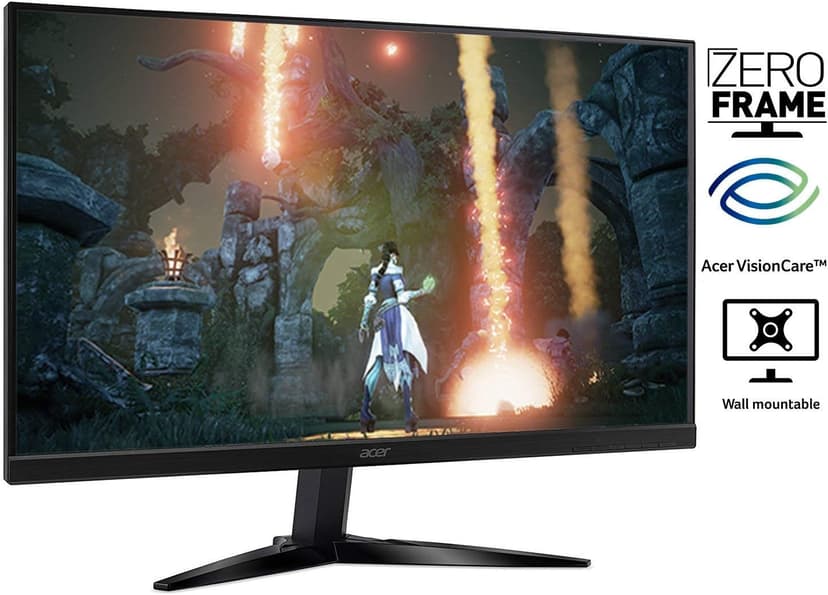 acer KG271 bmiix 27" Full HD (1920 x 1080) TN Monitor with AMD FREESYNC Technology (2 x HDMI & VGA Port),Black