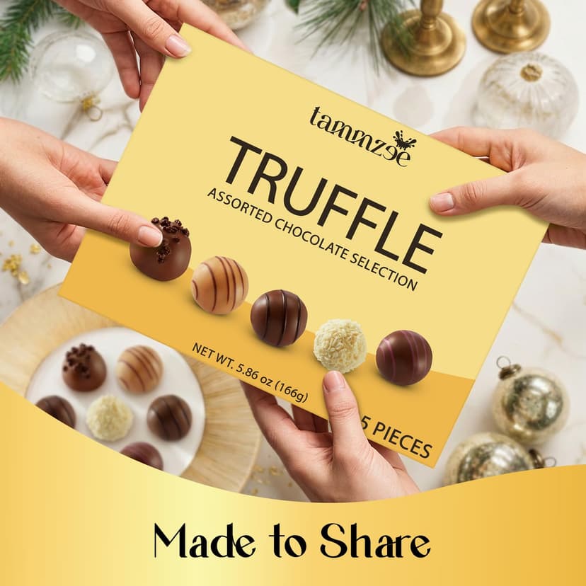 Holiday Assorted Chocolate Truffle Gift Box - 15 Count. Ideal Assorted Chocolate Gift Box for Easter, Anniversary, Birthday and Special Occasions, Perfect for Sharing with Loved Ones B0GJ6QLWJN
