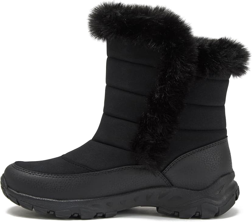 Lands' End Expedition Waterproof Insulated Womens Snow Boots, Lace Up or Slip On Winter Boots for Women, Medium or Wide Width Sizes 6 to 11, Black, Brown, Blue, White or Grey Winter Shoes