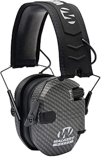 Walker's Razor Slim Ultra Low Profile Compact Design Adjustable Range Shooting Hunting Hearing Protection Electronic Earmuffs