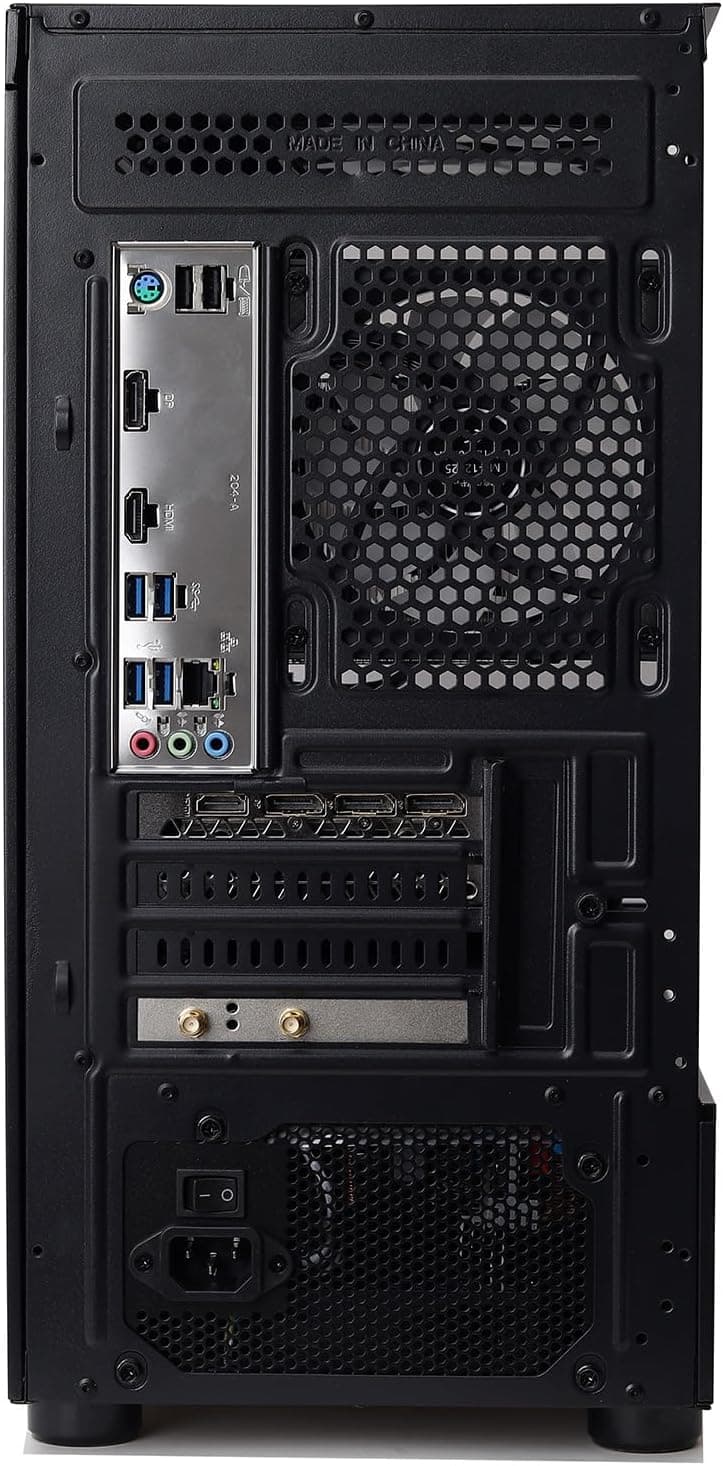 MXZ Desktop Computer High Performance Gaming pc, Ryzen 5 7500F Zenn 4 Architecture,RTX5060,B650,16GB DDR5,1T NVME,5 RBG Fans, Windows 11 Pro Ready to use(R5 7500F| RTX5060)