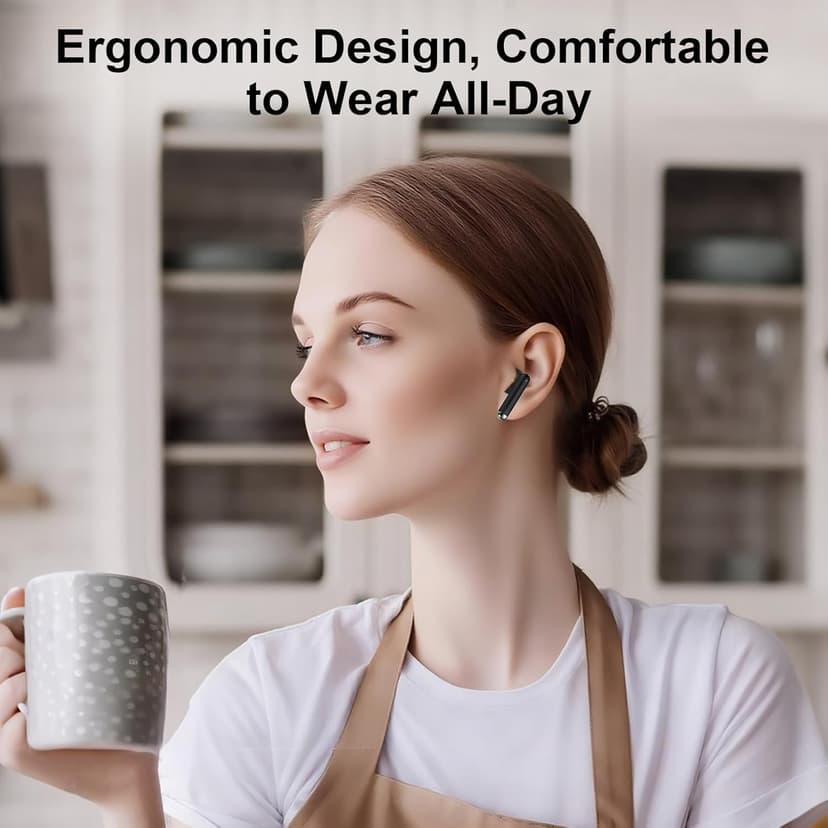 for iPhone 17 Pro Max Air, Earbuds Wireless Earphones for iPhone 16e, 16, 16 Pro Max, 16 Pro, 16 Plus, Bluetooth 5.3 Headphones Ear Buds Headset for 15 14 13 12 11 Mini SE XR X XS Max 8 7