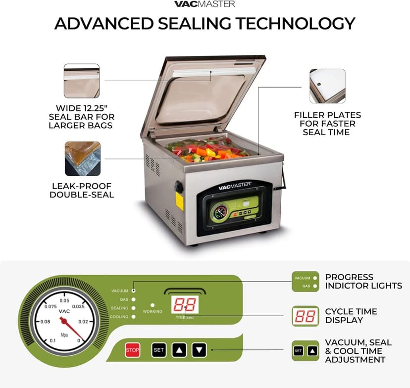 Vacmaster VP230 Chamber Vacuum Sealer