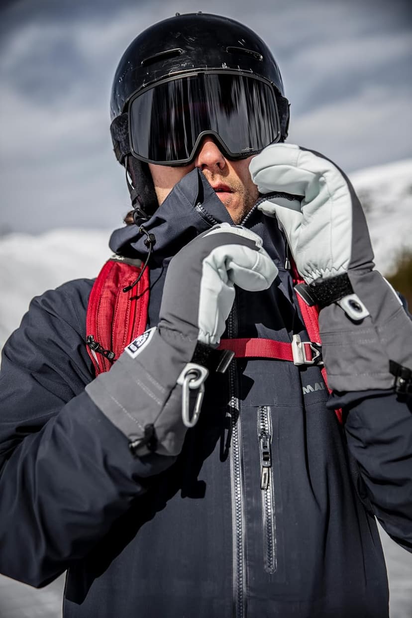 Hestra Army Leather Heli Ski Glove, 3-Finger Snow Glove for Skiing & Snowboarding for Men & Women