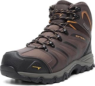 NORTIV 8 Men's Waterproof Steel Toe Work Boots