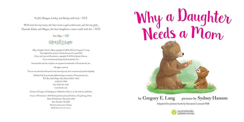 Why a Daughter Needs a Mom: Celebrate Your Special Mother Daughter Bond with this Sweet Picture Book! (Always in My Heart)