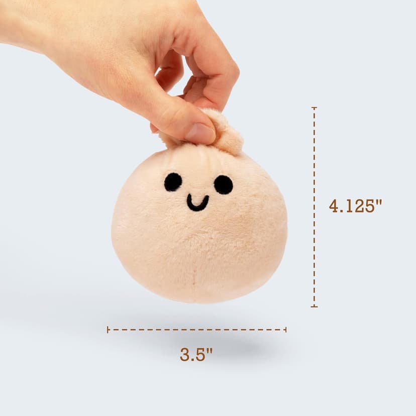 Squishy Toys and Plushies, Gift Ideas for Loved Ones of All Ages, Includes 5 Plushies with Carrying Basket Emotional Support Dumplings, Cuddly Stuffed Animals by Relatable B0CFBCJL3K