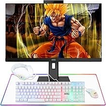 Gaming All in one PC 24 Inch FHD Touchscreen, MTG Yama, Intel Core i5 10th Gen 8GB RAM, 240GB NVME, NVIDIA GT 730 4GB DDR3 Graphics, Webcam, DVD RW, Gaming Kit, Windows 11