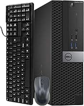 Dell Optiplex 7040 Business SFF Computer Small Tower PC (Intel Core i5-6500, 16GB Ram, 256GB SSD, DVD-ROM, WiFi) Windows 11 Pro (Renewed)