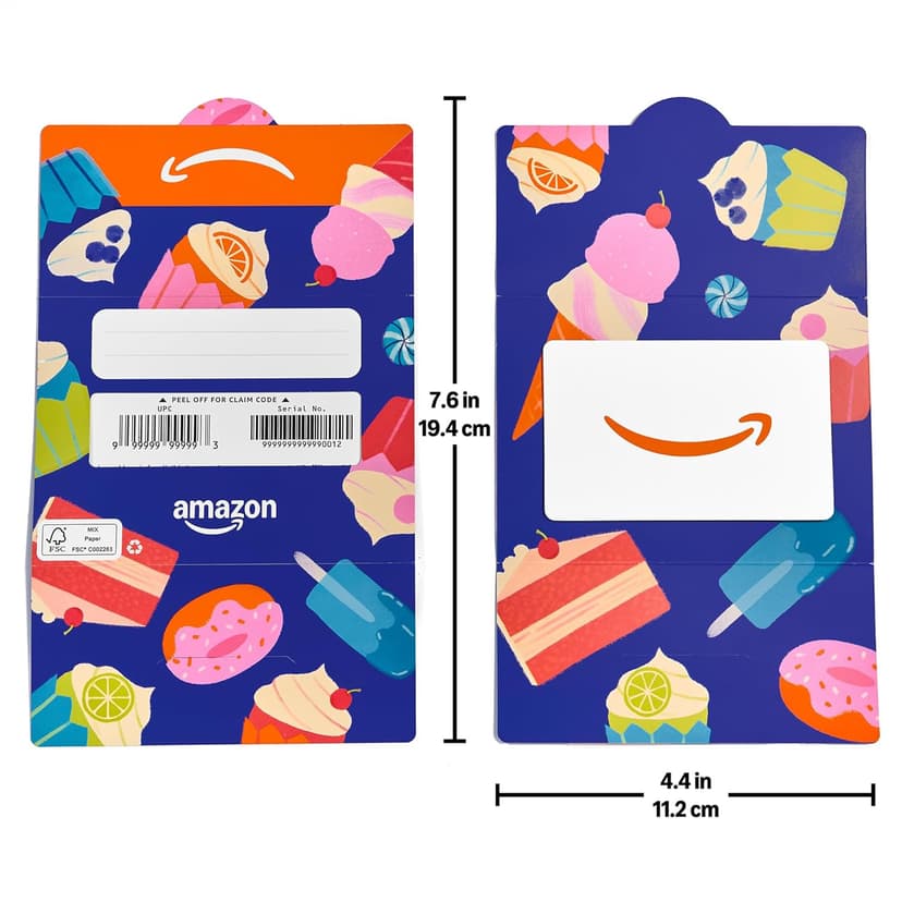 Mini Envelope - Birthday Amazon Physical Gift Card B0DMNN6B6H