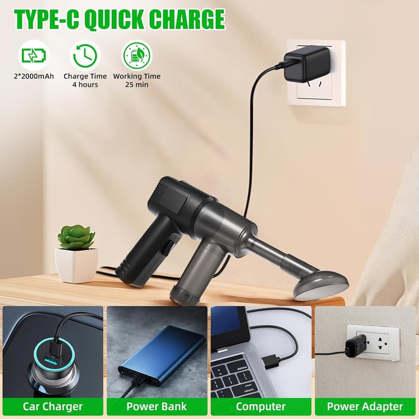 ZLieatmp New Bug Vacuum Catcher for Adult&Kids,2026 Spider Killer Insect Catcher,Cordless Handheld Vacuum Cleaner for Car USB Charge Bugs Catcher Indoor for Stink Bug,Moth,Spider Bugs Sucker for Home