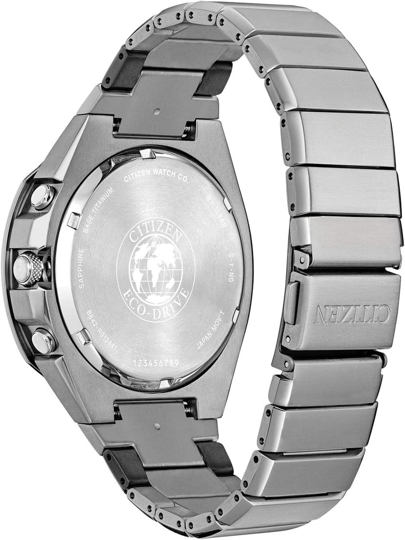 Citizen Men's Eco-Drive Sport Luxury Armor Watch in Super Titanium, Black Dial (Model: CA7058-55E)