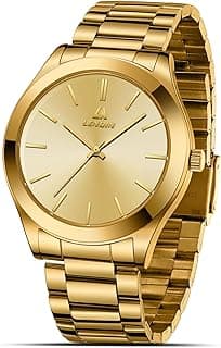 LN LENQIN Mens Watches Waterproof Stainless Steel Watch for Men Analog Quartz Fashion Business Designer Wristwatch