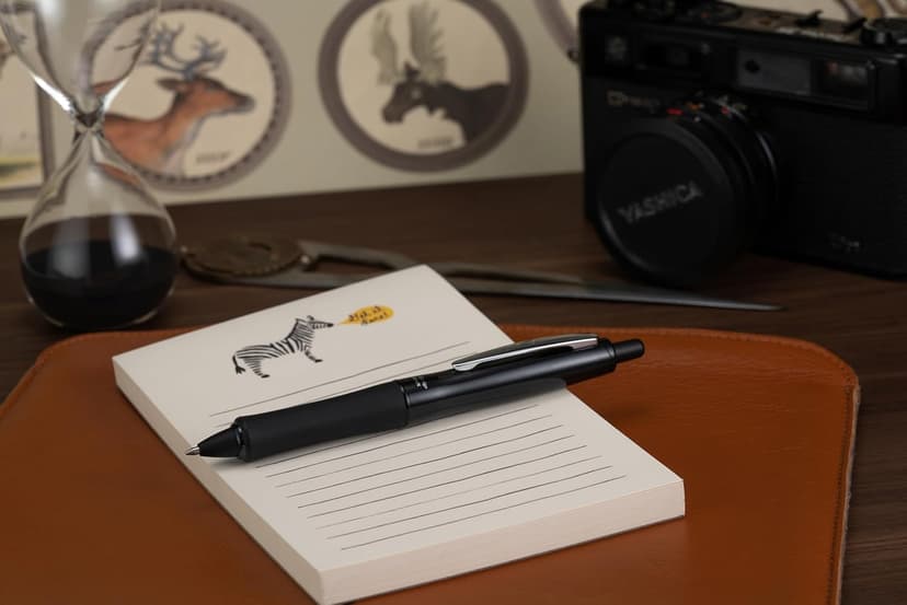 PILOT Dr. Grip FullBlack Refillable & Retractable Ballpoint Pen, Medium Point, Black Ink, Single Pen (36193)- Ideal for School, Journaling & Office Writing