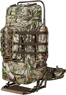 TIDEWE Hunting Backpack 5500cu with Frame and Rain Cover for Bow/Rifle/Pistol