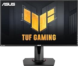ASUS TUF Gaming 27” 1080P Monitor (VG279QR) - Full HD, IPS, 165Hz, 1ms, Extreme Low Motion Blur, G-SYNC Compatible, Shadow Boost, VESA Mountable, DisplayPort, HDMI, Height Adjustable